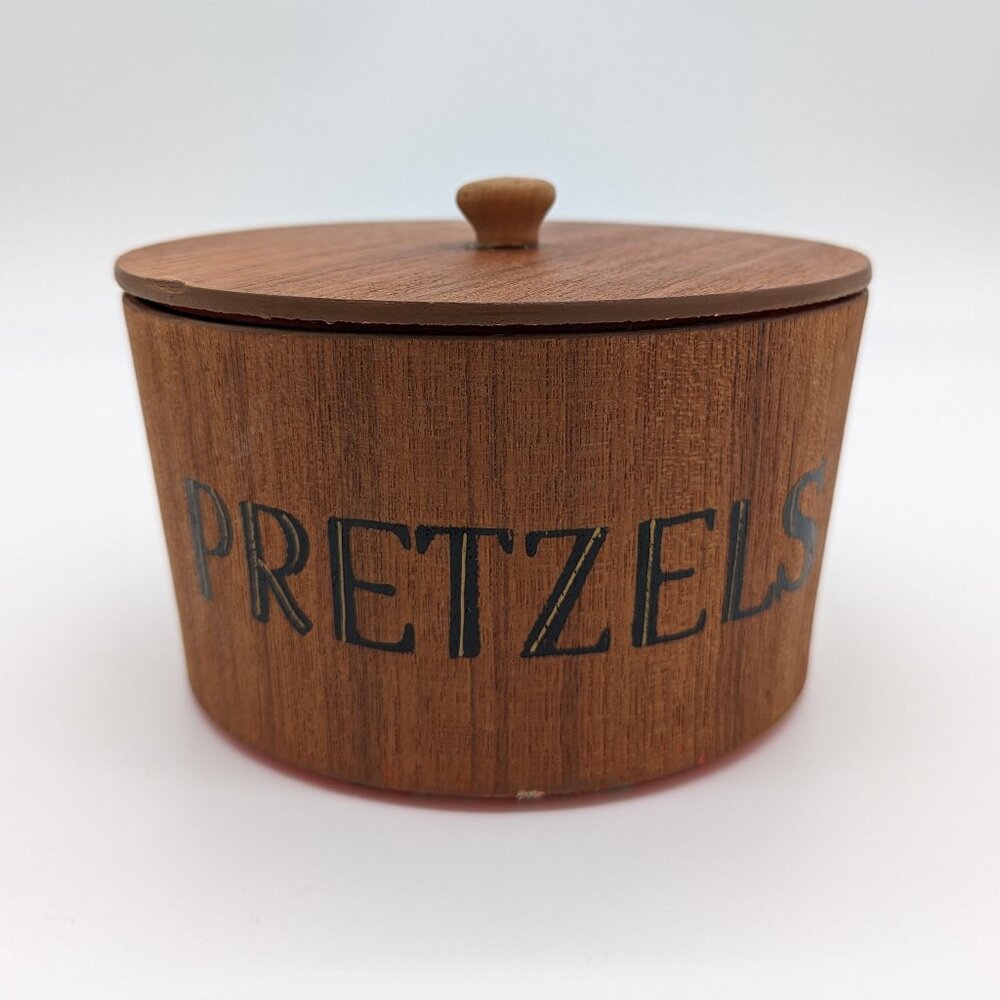 Vintage Nuts Snacks Pretzels Potato Chips Retro Containers Missing Lids Wear - Picture 3 of 11